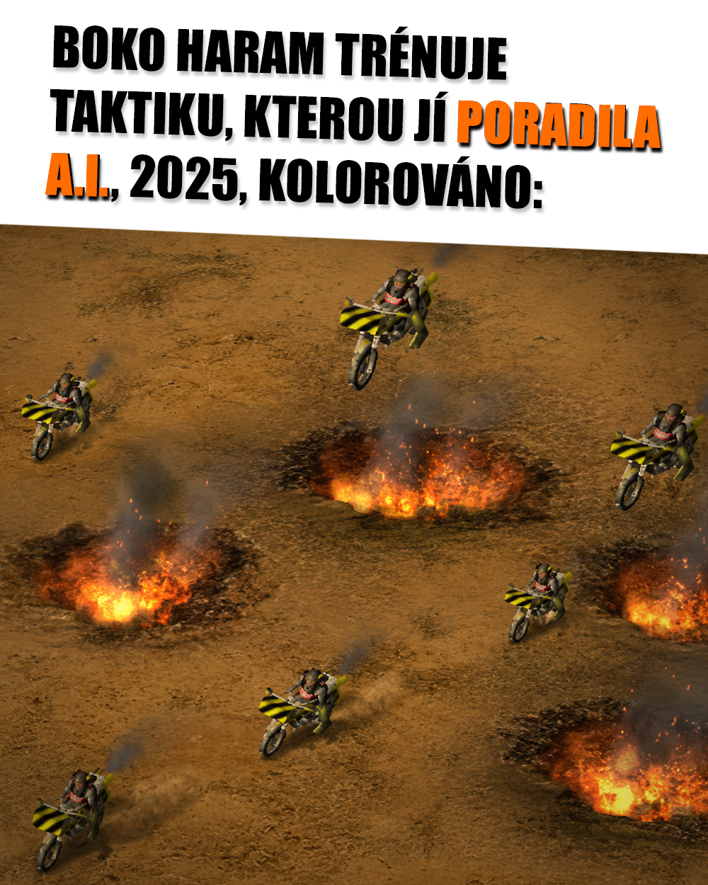 AI, umělá inteligence, Boko Haram. Zdroj: Westwood/EA, OpenAI/vlastní