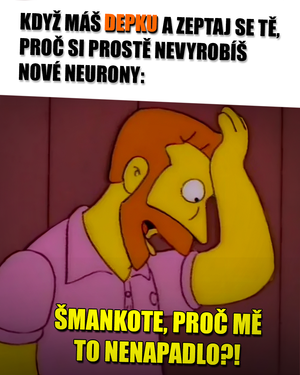 Deprese, depresivní porucha. Zdroj: FOX, vlastní