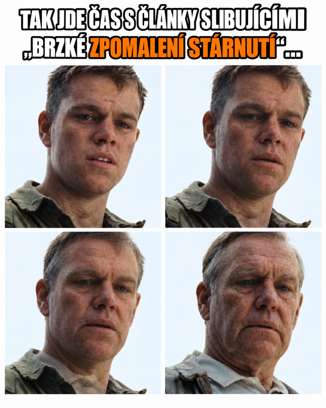 Stárnutí, aging, omlazení. Zdroj: Paramount Pictures