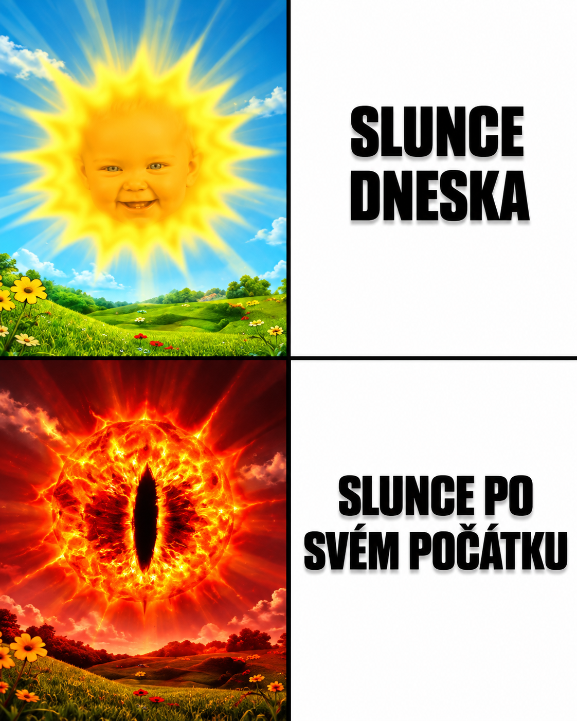 Slunce, Sluneční soustava. Zdroj: OpenAI/vlastní