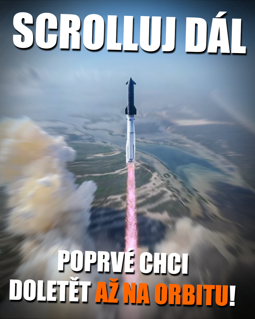 Starship, neasik. Zdroj: SpaceX