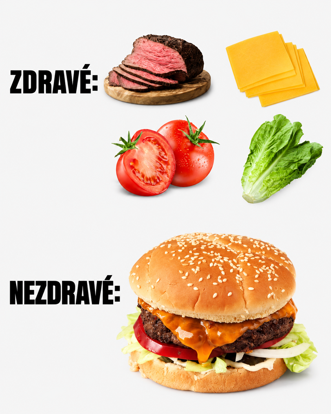 Jídlo, neasik. Zdroj: Vlastní