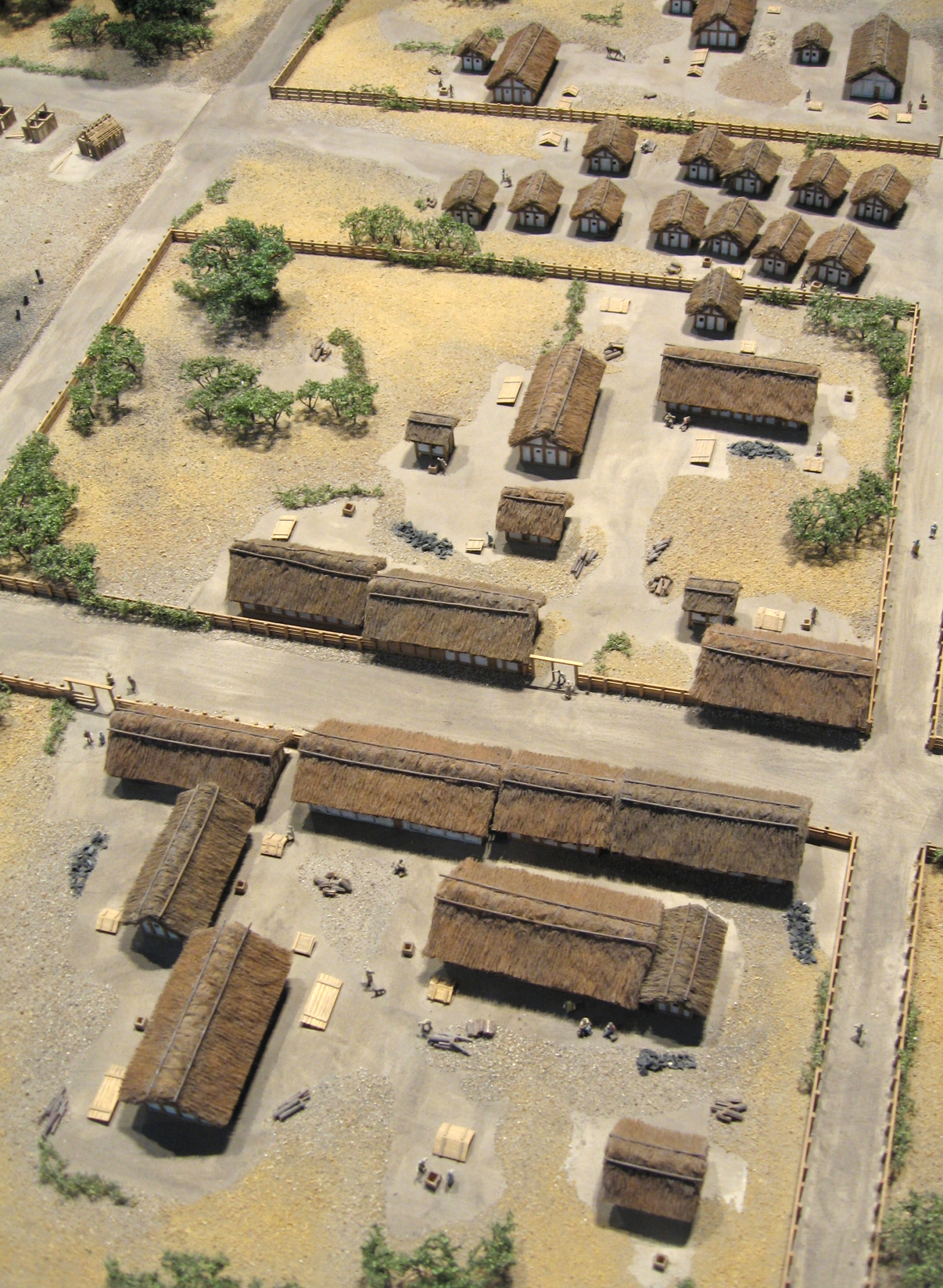Model oppida v Manchingu. Zdroj: Mößbauer/Wikipedia